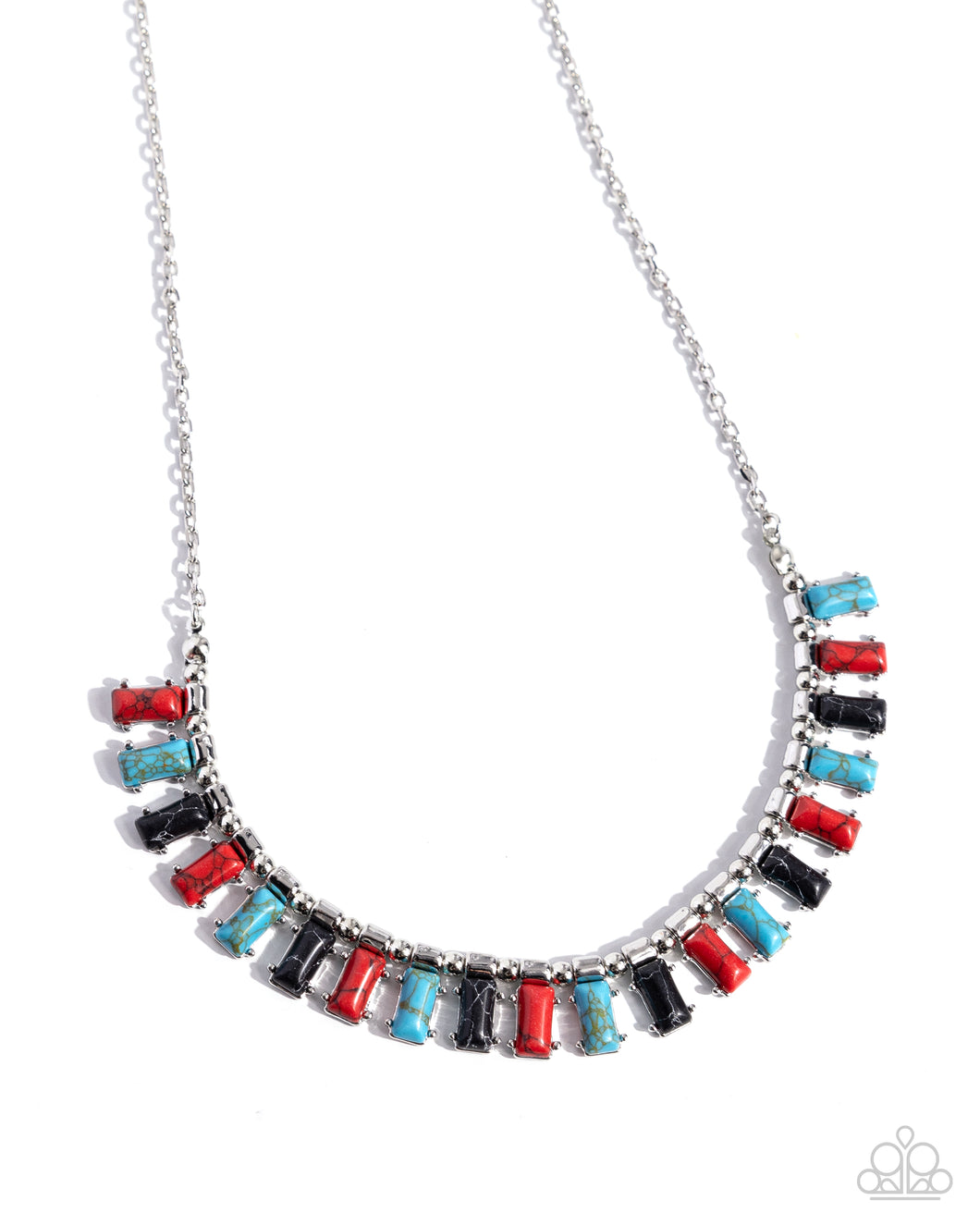 Paparazzi Stony Shimmer - Red Necklace