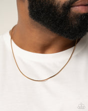Load image into Gallery viewer, Paparazzi Coiled Captain - Gold Necklace
