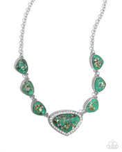 Load image into Gallery viewer, Paparazzi Discreet Dazzle - Green Necklace
