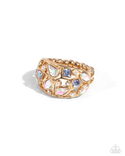Load image into Gallery viewer, Paparazzi Abstract Accuracy - Gold Ring
