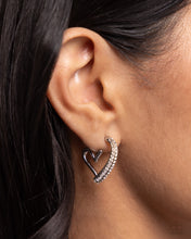 Load image into Gallery viewer, Paparazzi Curling Cameo - White Earrings

