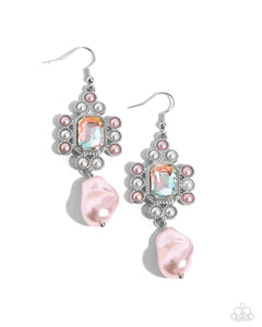 Paparazzi Raving Review - Pink Earrings