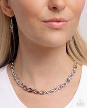 Load image into Gallery viewer, Paparazzi Infinite Influence - Silver Necklace
