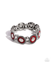 Load image into Gallery viewer, Paparazzi "Pendant Paladin" Red Bracelet Paparazzi Jewelry
