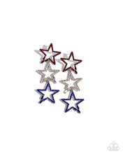 Load image into Gallery viewer, Paparazzi Patriotic Pageantry - Multi Earrings
