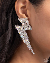 Load image into Gallery viewer, Paparazzi Electric Effulgence - White Earrings
