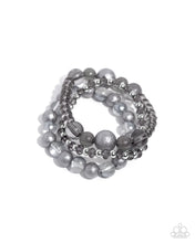 Load image into Gallery viewer, Paparazzi Shattered Stack - Silver Bracelet
