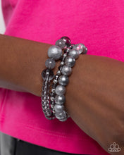 Load image into Gallery viewer, Paparazzi Shattered Stack - Silver Bracelet
