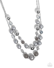 Load image into Gallery viewer, Paparazzi Beaded Benefit - Silver Necklace
