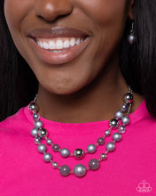Load image into Gallery viewer, Paparazzi Beaded Benefit - Silver Necklace
