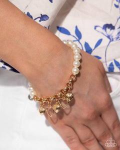 Paparazzi Charming Candidate - Gold Bracelet