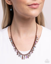 Load image into Gallery viewer, Paparazzi Dripping in Drama - Copper Necklace

