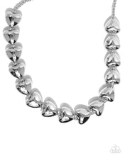 Load image into Gallery viewer, Paparazzi Hello Heartstrings - Silver Necklace
