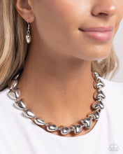 Load image into Gallery viewer, Paparazzi Hello Heartstrings - Silver Necklace
