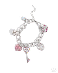 Paparazzi Regal Ratio - Pink Bracelet