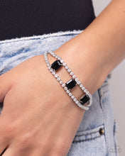 Load image into Gallery viewer, Paparazzi Embedded Elegance - Black Bracelet
