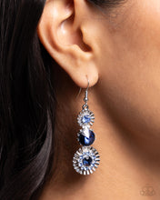 Load image into Gallery viewer, Paparazzi Dedicated Dalliance - Blue Earrings
