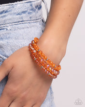 Load image into Gallery viewer, Paparazzi Cultured Cause - Orange Bracelet
