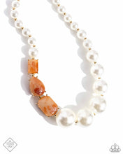 Load image into Gallery viewer, Paparazzi Marbled Moment - Orange Necklace
