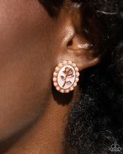 Load image into Gallery viewer, Paparazzi Rosy Relic - Copper Earrings
