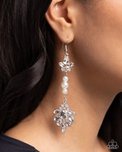 Load image into Gallery viewer, Paparazzi Considerable Captivation - White Earrings
