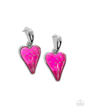 Load image into Gallery viewer, Paparazzi Glossy Goodwill - Pink Earrings
