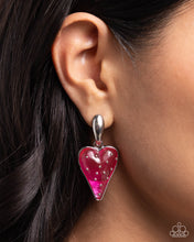 Load image into Gallery viewer, Paparazzi Glossy Goodwill - Pink Earrings
