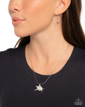 Load image into Gallery viewer, Paparazzi Sea Turtle Statement - White Necklace
