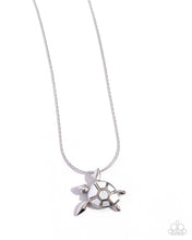 Load image into Gallery viewer, Paparazzi Sea Turtle Statement - White Necklace
