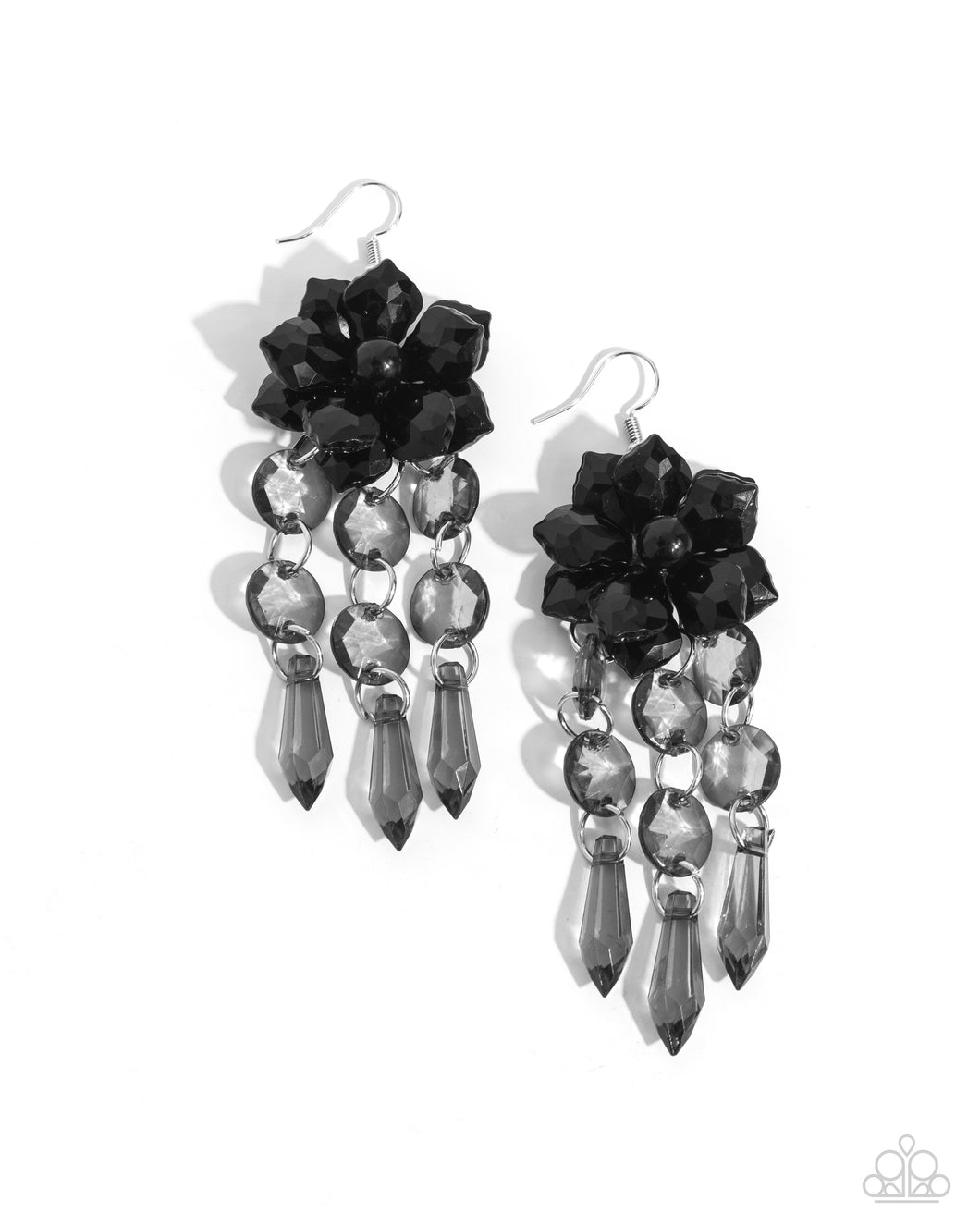 Paparazzi Hawaiian Hallmark - Black Earrings