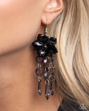 Load image into Gallery viewer, Paparazzi Hawaiian Hallmark - Black Earrings
