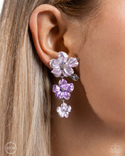 Load image into Gallery viewer, Paparazzi Balanced Bouquet - Purple Earrings
