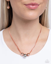 Load image into Gallery viewer, Paparazzi Beaming Beads - Copper Necklace
