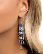 Load image into Gallery viewer, Paparazzi Cascading Clarity - Blue Earrings
