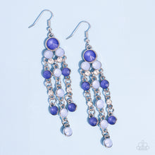 Load image into Gallery viewer, Paparazzi Cascading Clarity - Blue Earrings
