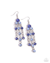 Load image into Gallery viewer, Paparazzi Cascading Clarity - Blue Earrings
