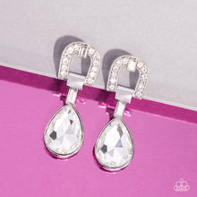 Load image into Gallery viewer, Paparazxi In ARCHING Order - White Earrings
