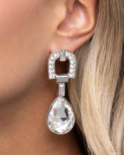 Load image into Gallery viewer, Paparazxi In ARCHING Order - White Earrings
