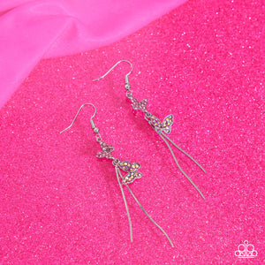 Paparazzi Aerial Affection - Pink Earrings