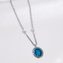 Load image into Gallery viewer, Paparazzi Manufactured Majesty - Blue Necklace

