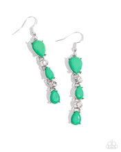 Load image into Gallery viewer, Paparazzi Malibu March - Green Earrings
