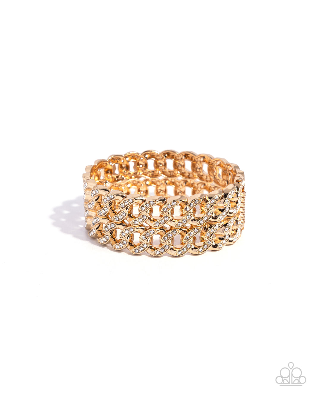 Paparazzi Braided Bandit - Gold Bracelet