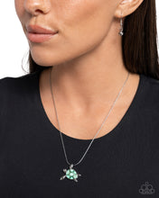 Load image into Gallery viewer, Paparazzi Sea Turtle Statement - Green Necklace
