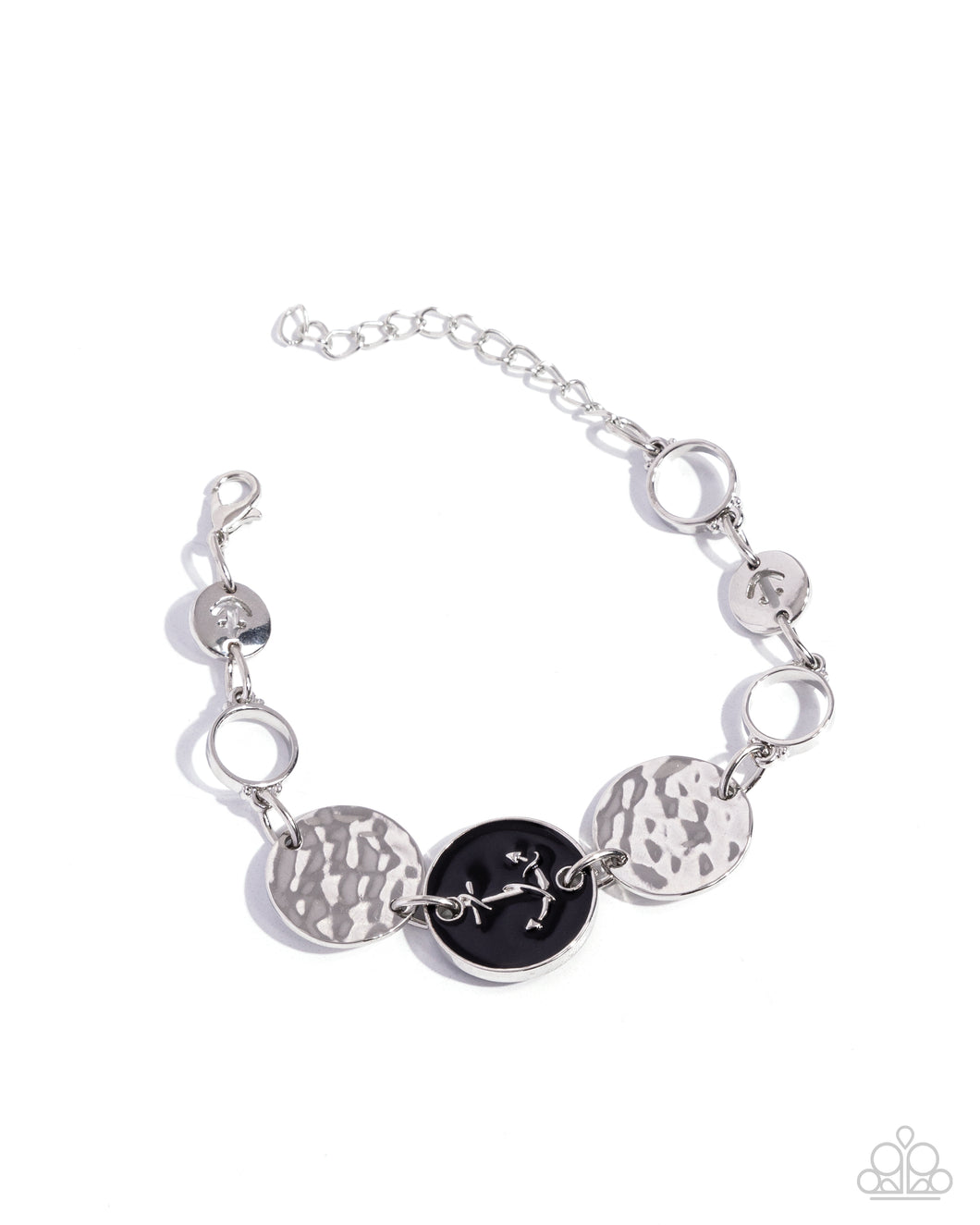 Paparazzi Anchor Alignment - Black Bracelet