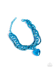 Load image into Gallery viewer, Paparazzi Affectionate Accent - Blue Bracelet
