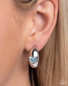 Paparazzi Perfect Point - Blue Earrings