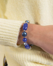 Load image into Gallery viewer, Paparazzi Beaded Backing - Blue Bracelet
