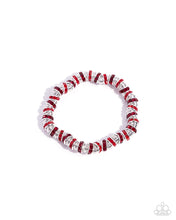 Load image into Gallery viewer, Paparazzi Radiant Roll Call - Red Bracelet
