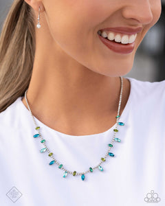 Paparazzi Feminine Fashion - Blue Necklace