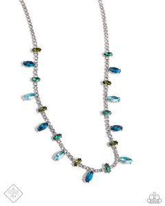 Paparazzi Feminine Fashion - Blue Necklace